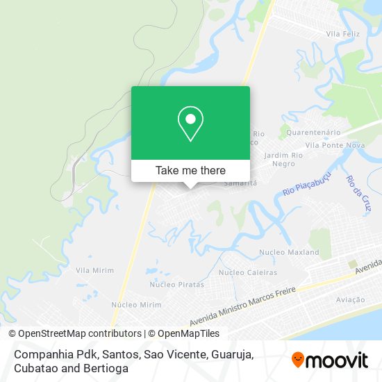 Companhia Pdk map