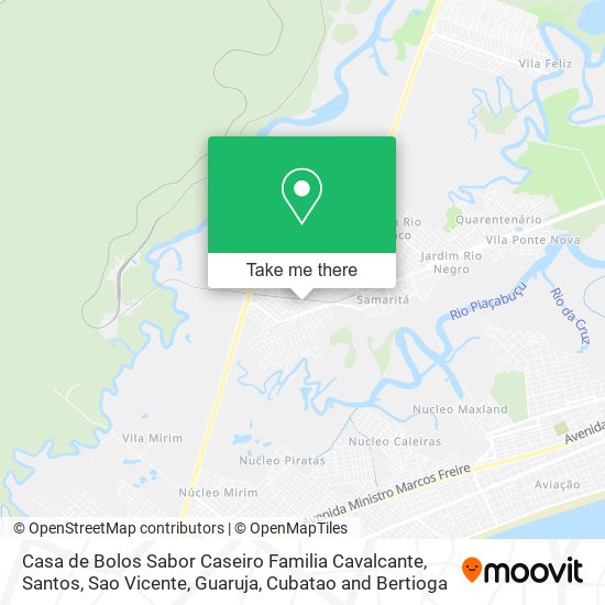 Casa de Bolos Sabor Caseiro Familia Cavalcante map