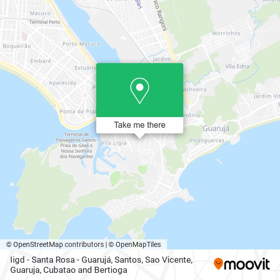 Iigd - Santa Rosa - Guarujá map