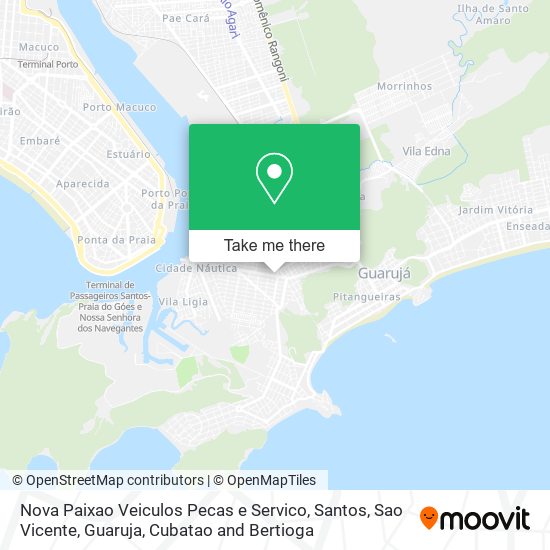 Nova Paixao Veiculos Pecas e Servico map