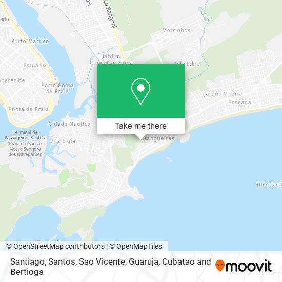 Santiago map