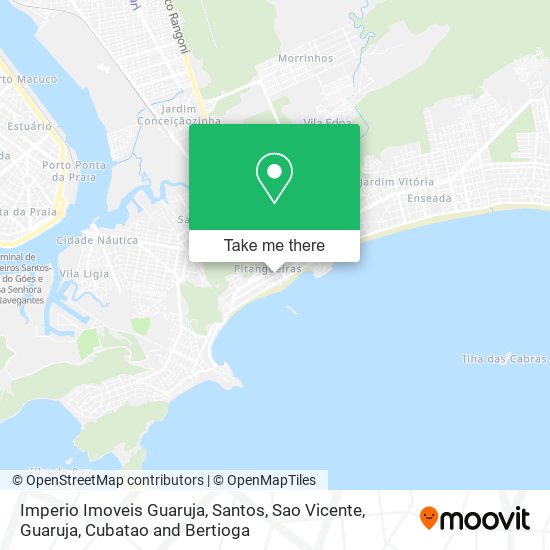 Imperio Imoveis Guaruja map