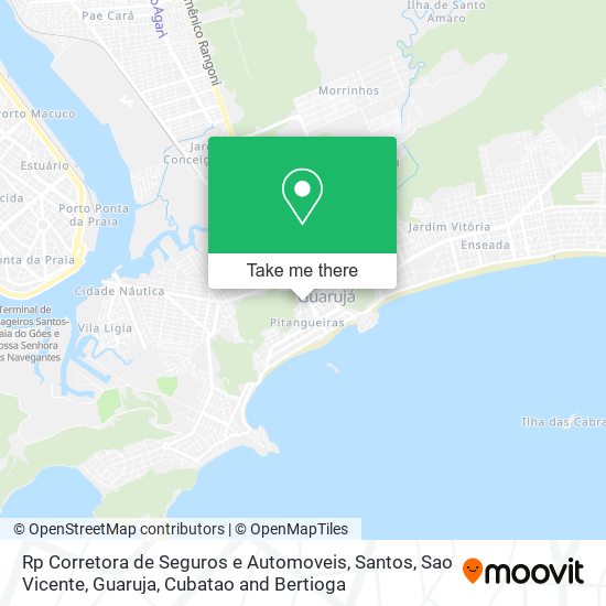 Rp Corretora de Seguros e Automoveis map