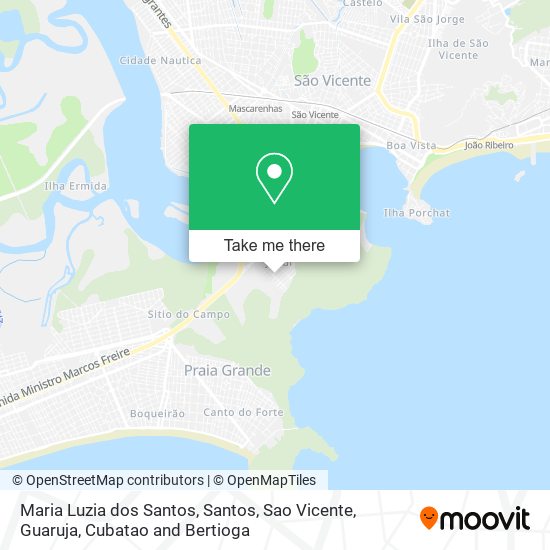 Mapa Maria Luzia dos Santos