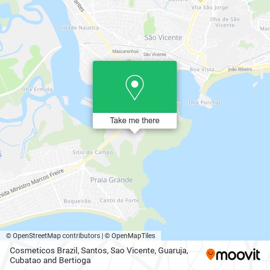 Cosmeticos Brazil map