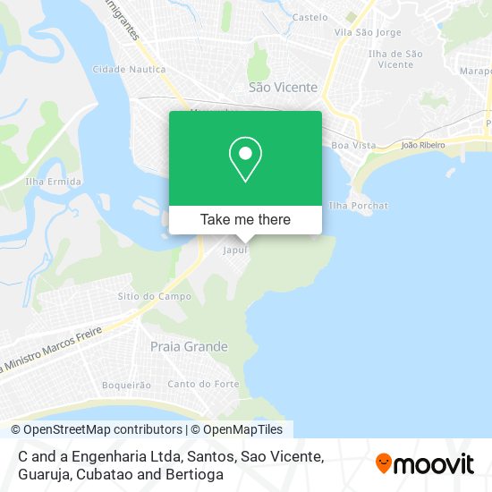 C and a Engenharia Ltda map