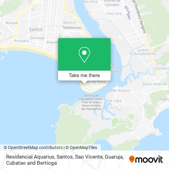 Residencial Aquarius map