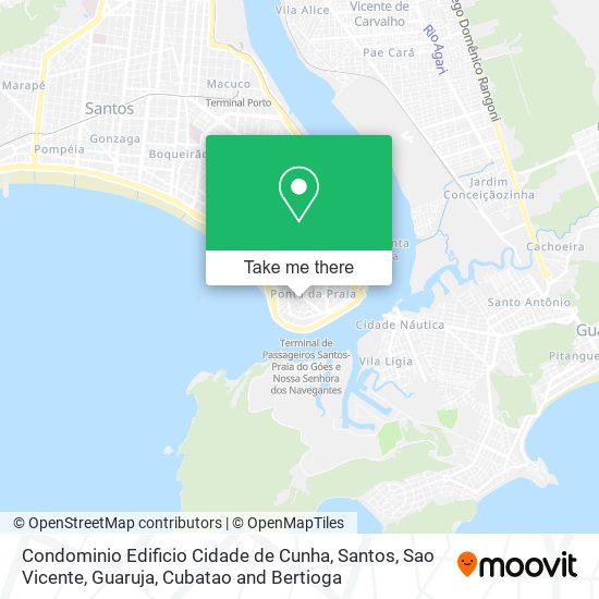 Mapa Condominio Edificio Cidade de Cunha