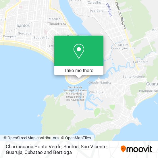 Mapa Churrascaria Ponta Verde