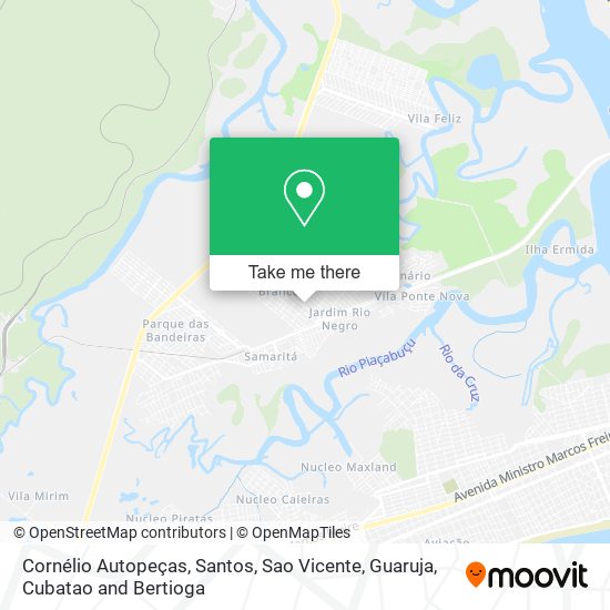 Cornélio Autopeças map