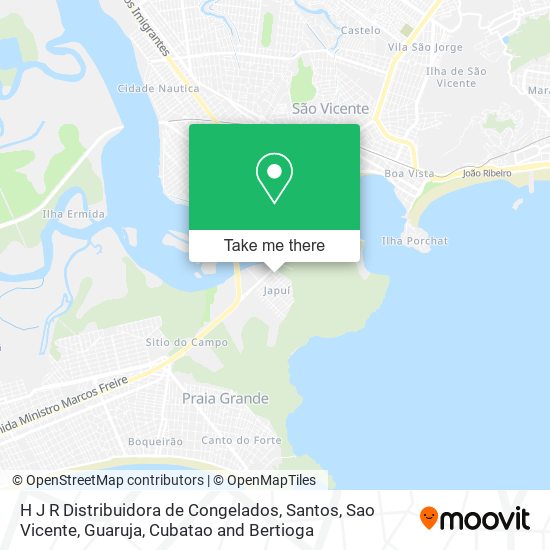 H J R Distribuidora de Congelados map