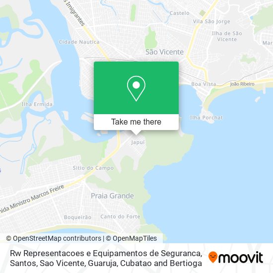 Rw Representacoes e Equipamentos de Seguranca map