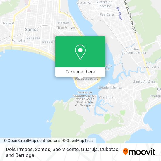 Dois Irmaos map