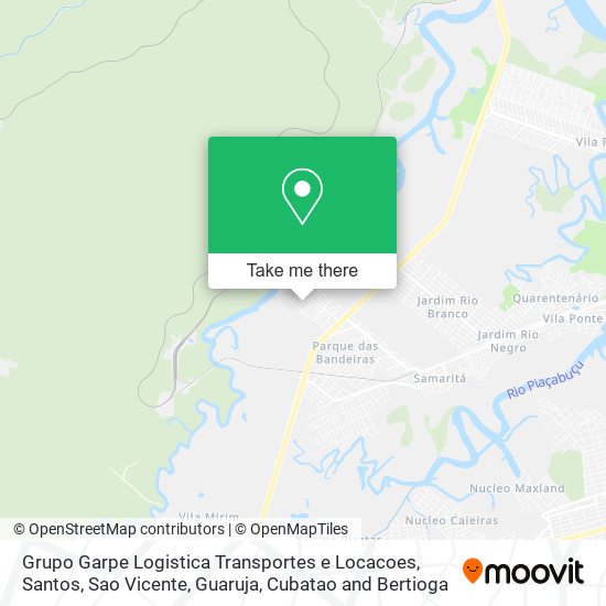 Grupo Garpe Logistica Transportes e Locacoes map