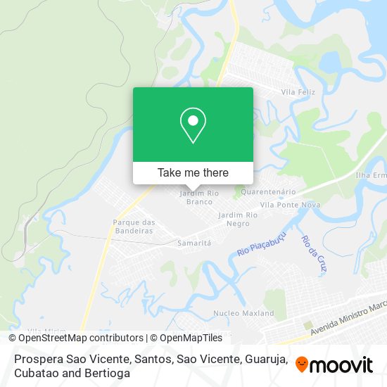 Mapa Prospera Sao Vicente