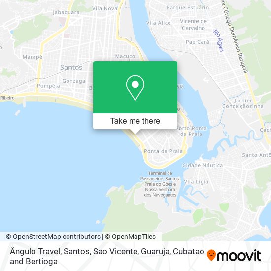 Ângulo Travel map