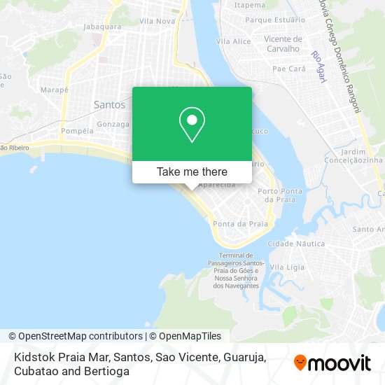 Kidstok Praia Mar map