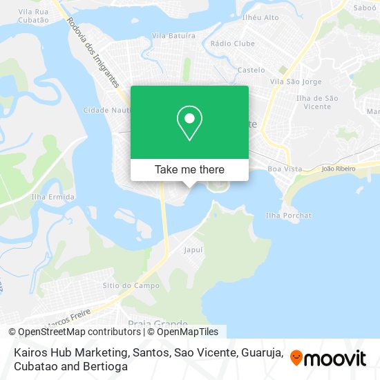 Kairos Hub Marketing map