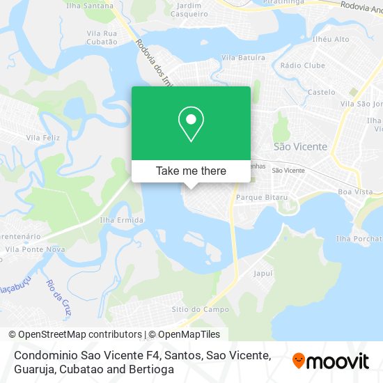 Mapa Condominio Sao Vicente F4