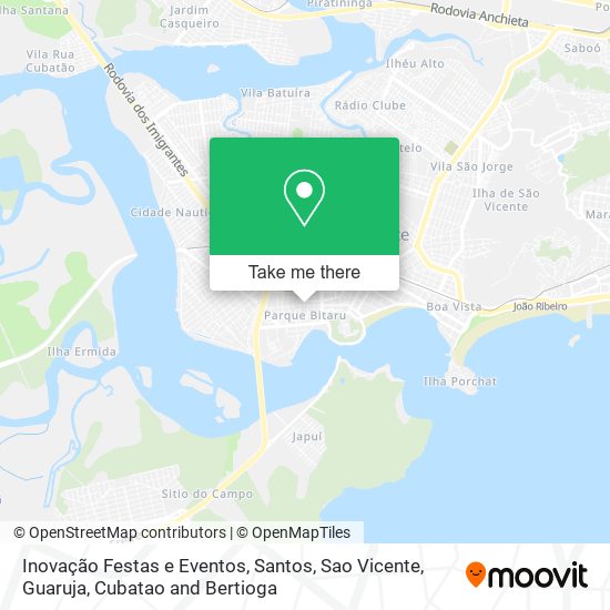 Inovação Festas e Eventos map