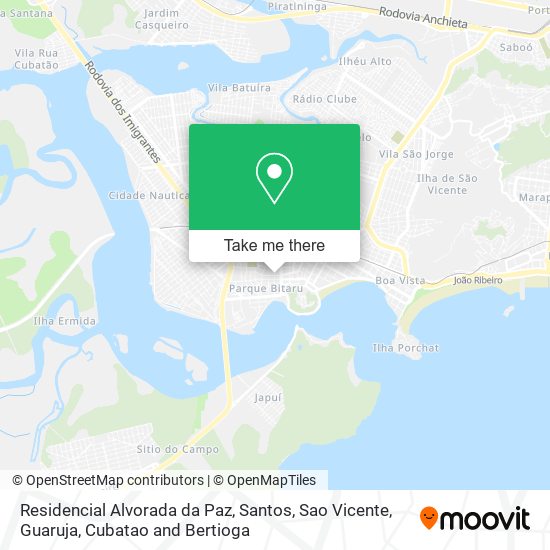 Residencial Alvorada da Paz map