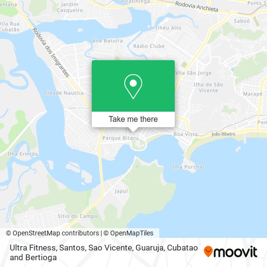 Ultra Fitness map