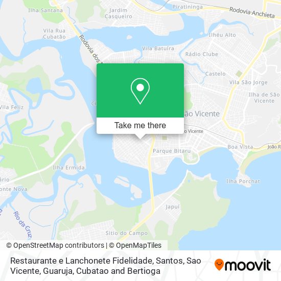 Restaurante e Lanchonete Fidelidade map