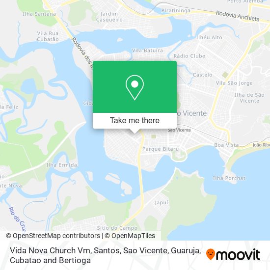 Vida Nova Church Vm map