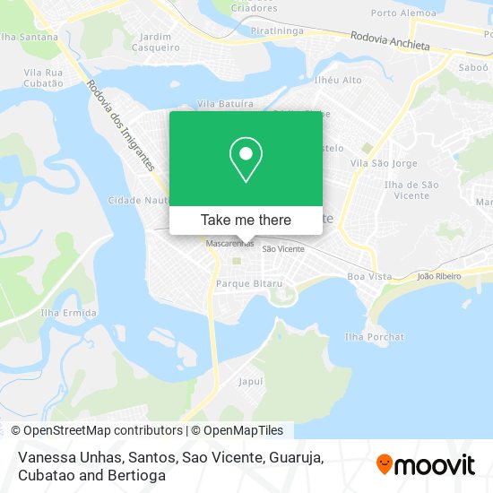 Vanessa Unhas map