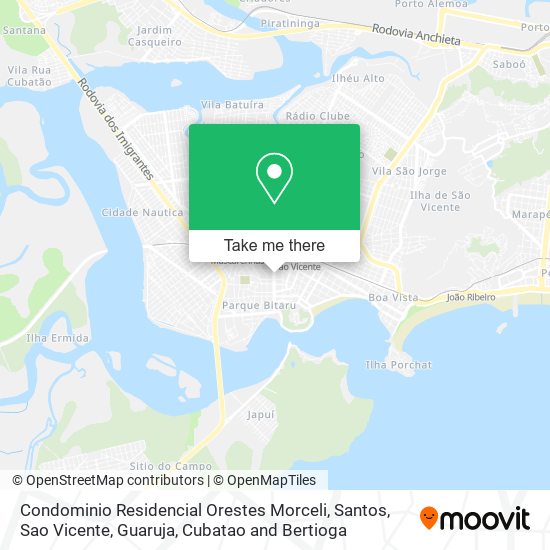 Condominio Residencial Orestes Morceli map