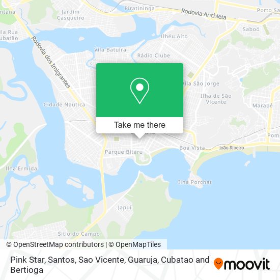 Pink Star map