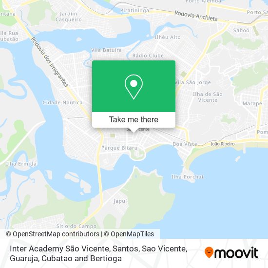 Inter Academy São Vicente map