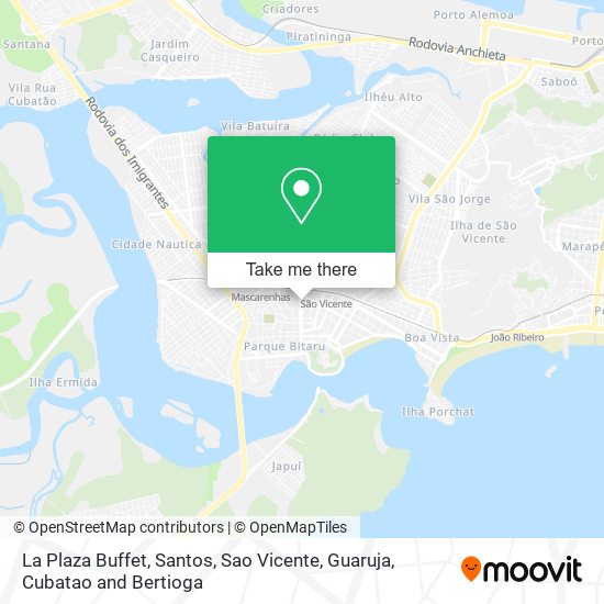 La Plaza Buffet map