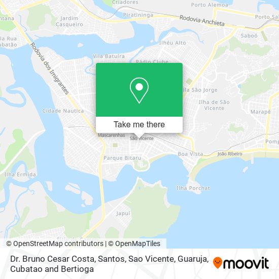 Dr. Bruno Cesar Costa map