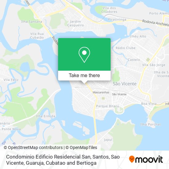 Condominio Edificio Residencial San map