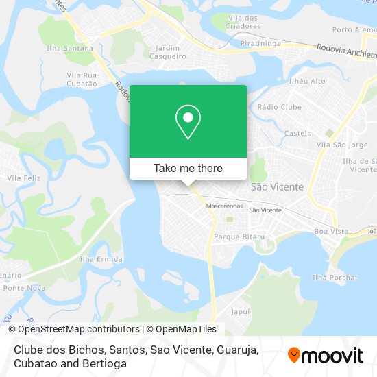 Clube dos Bichos map