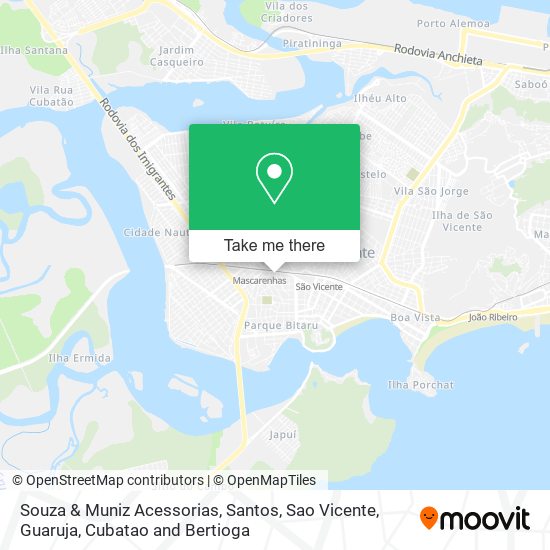 Souza & Muniz Acessorias map