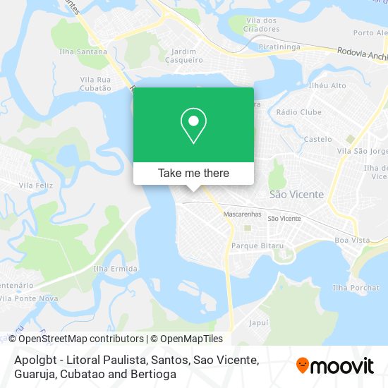 Apolgbt - Litoral Paulista map