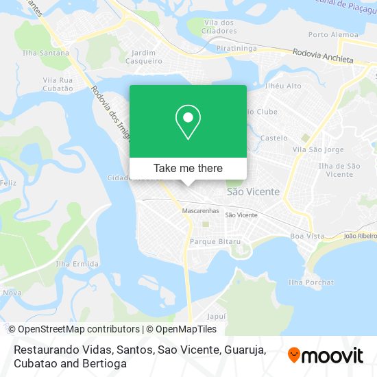 Restaurando Vidas map