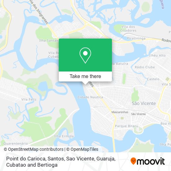 Point do Carioca map
