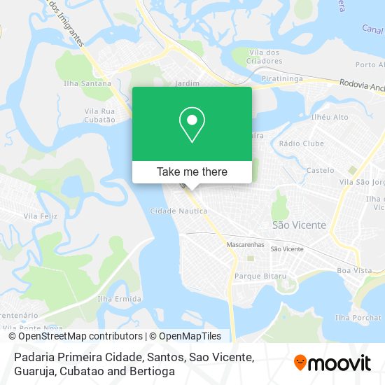 Padaria Primeira Cidade map