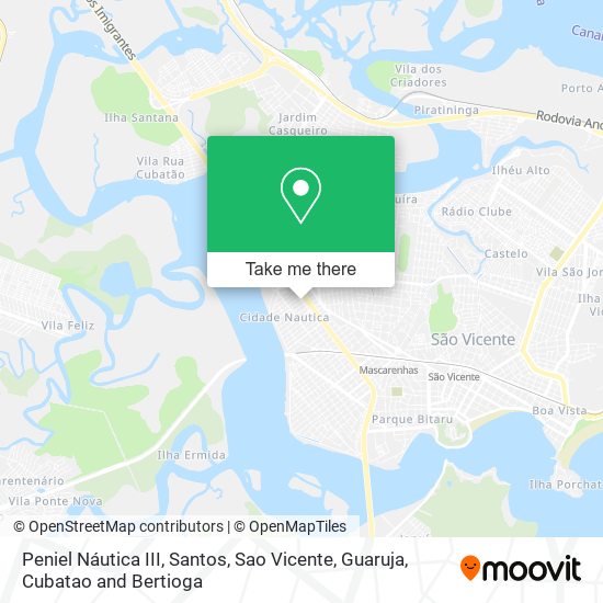 Peniel Náutica III map