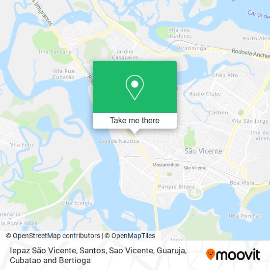 Iepaz São Vicente map