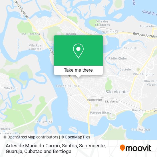 Artes de Maria do Carmo map