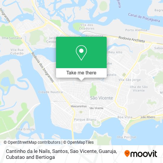 Cantinho da le Nails map