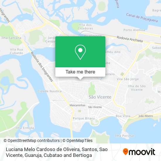 Luciana Melo Cardoso de Oliveira map
