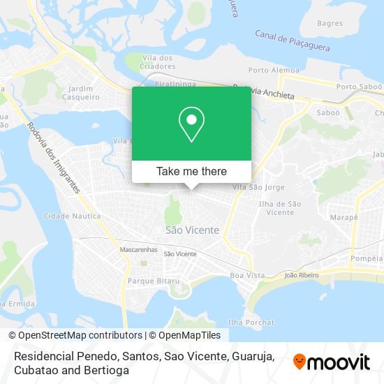 Mapa Residencial Penedo