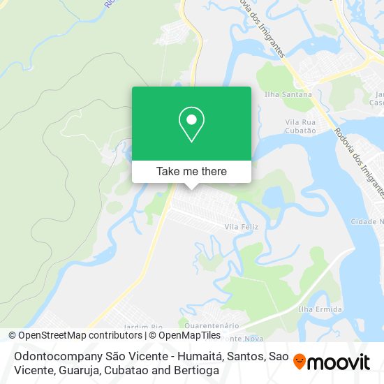 Odontocompany São Vicente - Humaitá map