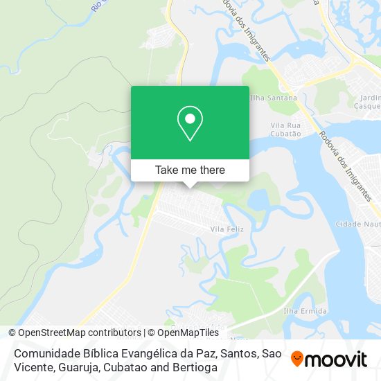 Comunidade Bíblica Evangélica da Paz map