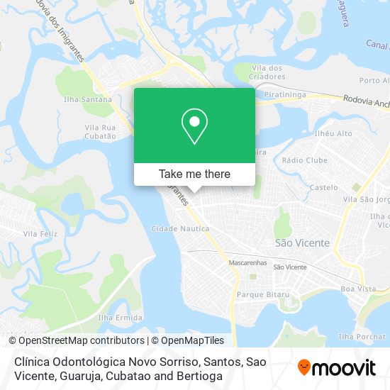 Clínica Odontológica Novo Sorriso map